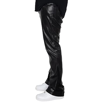 Amazon | [EPTM] エピトミ Rambo Flare Leather Pants